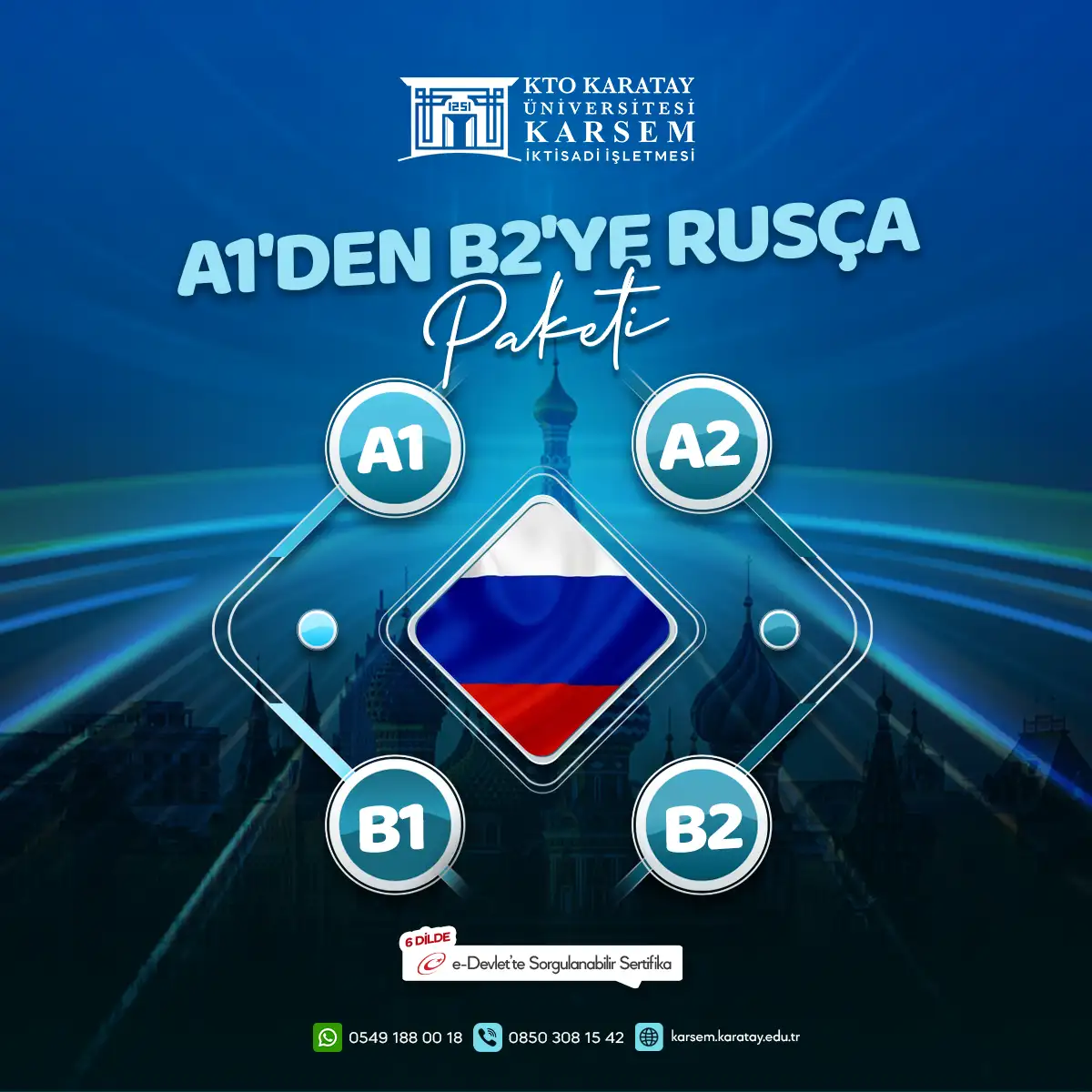 A1'Den B2'ye Rusça Paketi