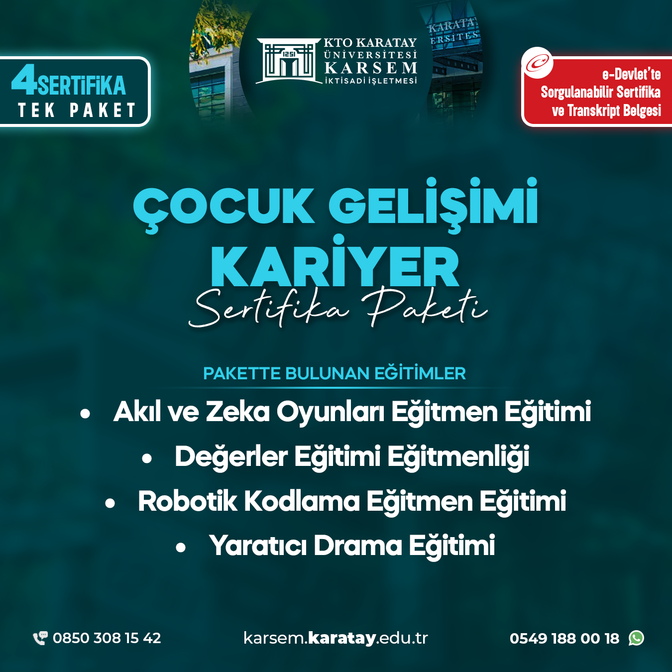Çocuk Gelişimi Kariyer Paketi