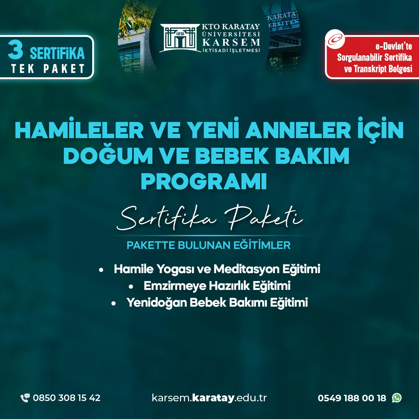 Hamileler ve Yeni Anneler İçin Doğum ve Bebek Bakım Programı