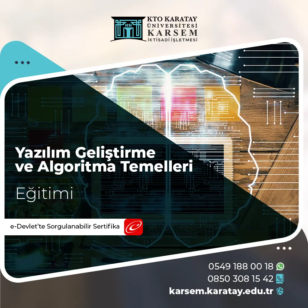 Yazılım Geliştirme Ve Algoritma Temelleri Eğitimi Sertifika Programı