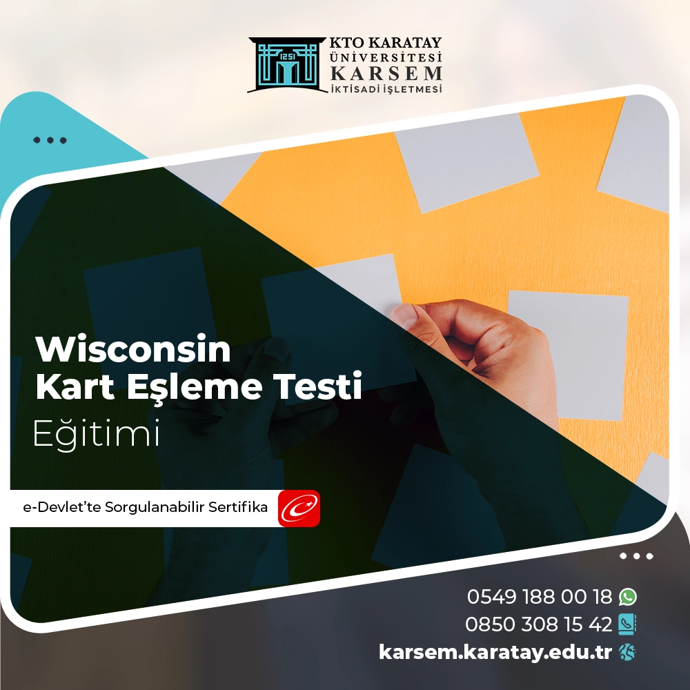 Wisconsin Kart Eşleme Testi Sertifika Programı