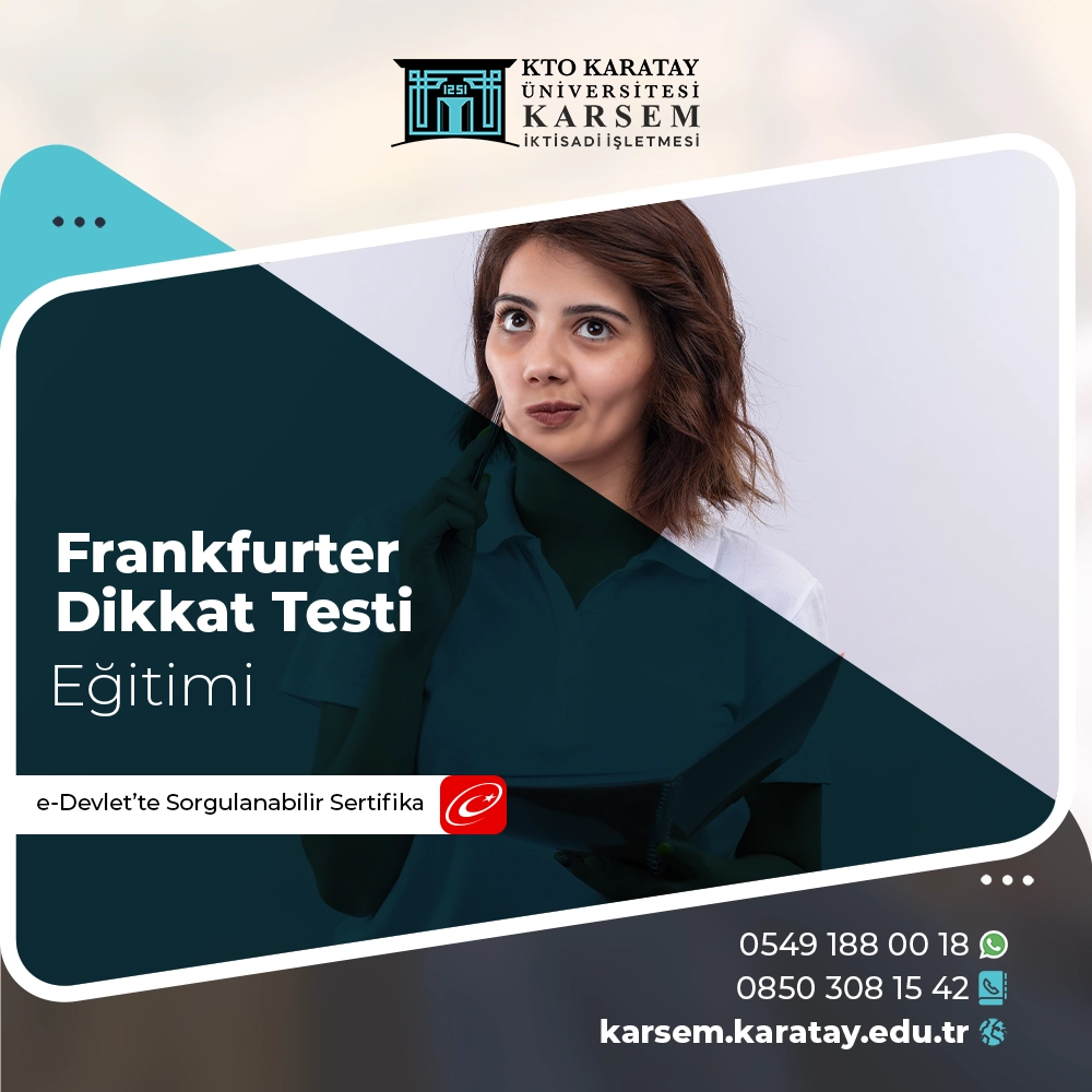 Frankfurter Dikkat Testi Sertifika Programı