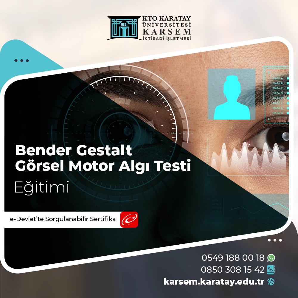 Bender Gestalt Görsel Motor Algı Testi Sertifika Programı