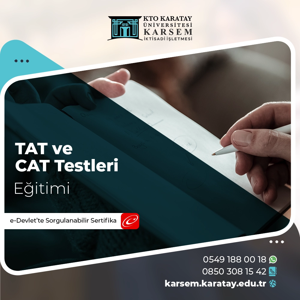 TAT ve CAT Testleri Sertifika Programı