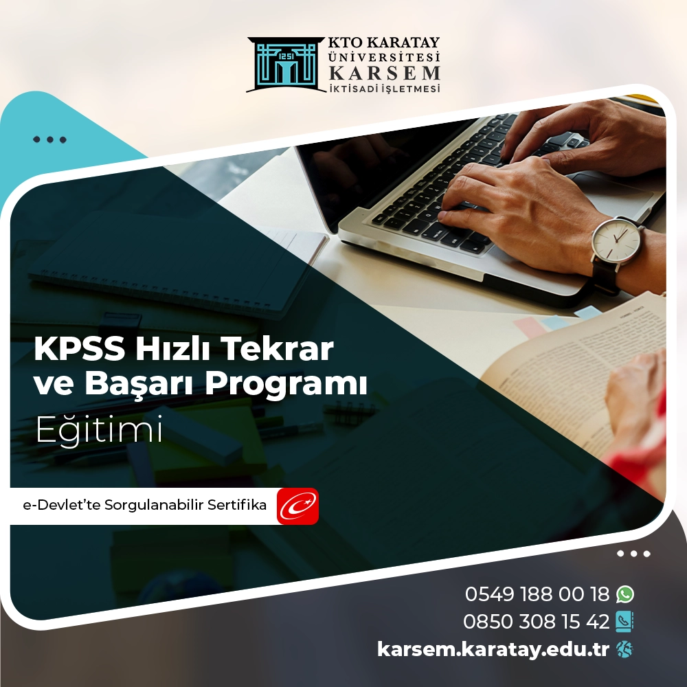 KPSS Hızlı Tekrar ve Başarı Programı