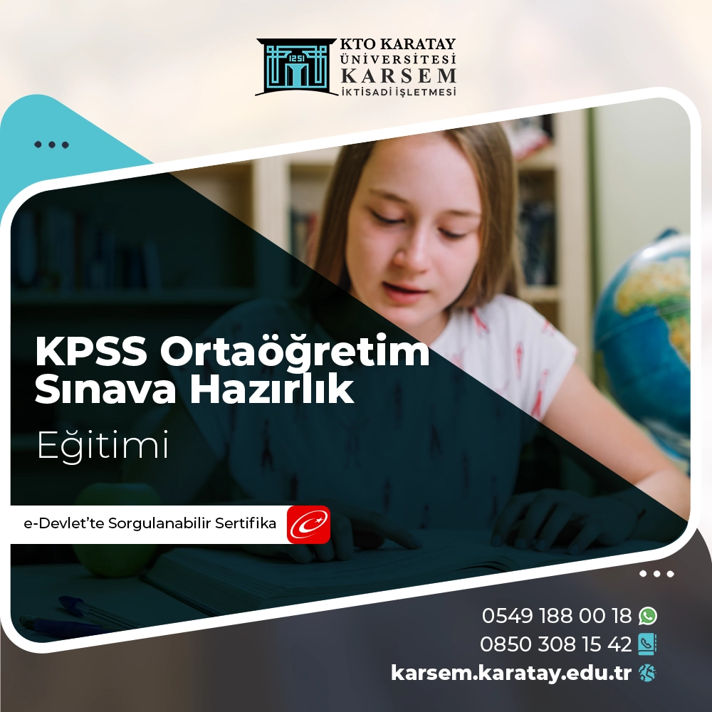 KPSS Ortaöğretim Sınava Hazırlık Eğitimi