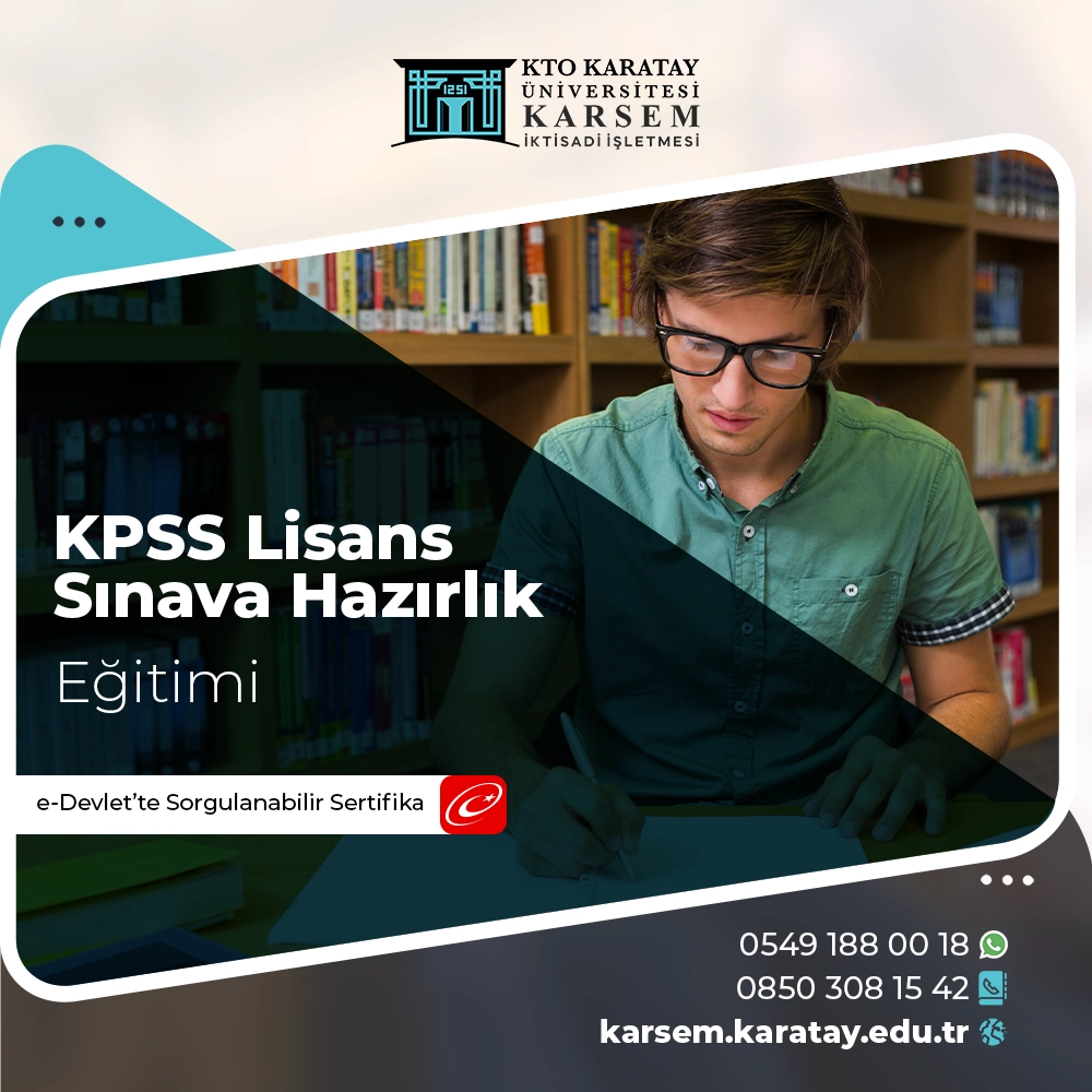 KPSS Lisans Sınava Hazırlık Eğitimi