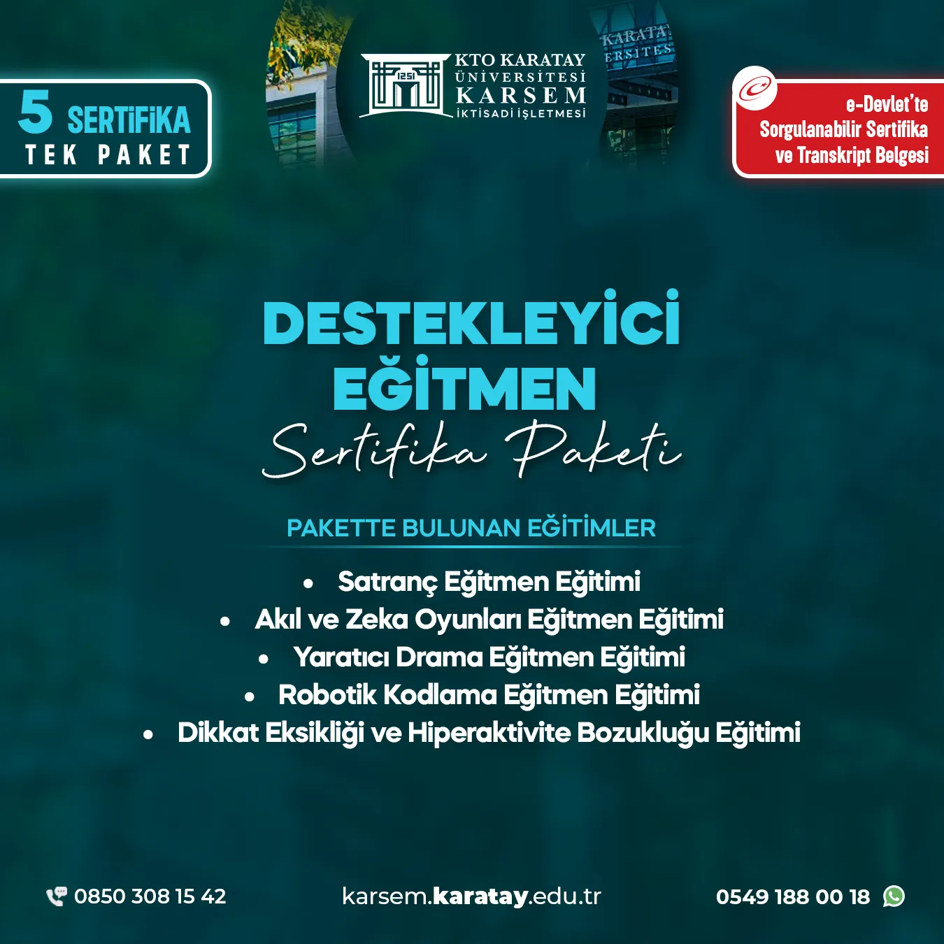 Destekleyici Eğitmen Sertifika Paketi