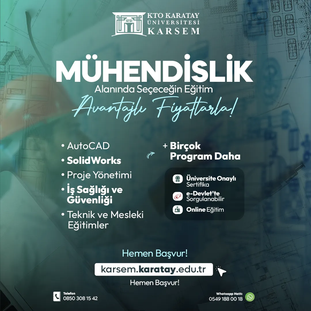 Mühendislik | Alana Özel Sertifika Programları