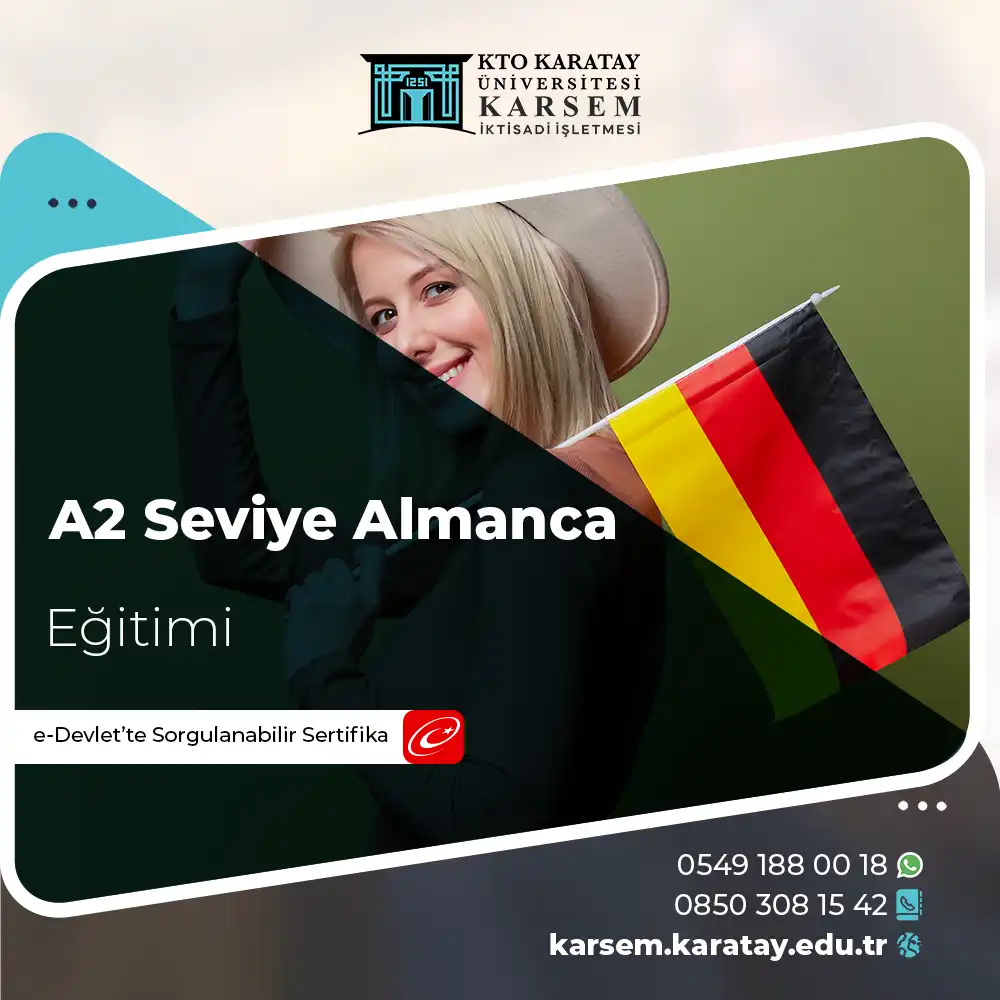 A2 Seviye Almanca Eğitimi Sertifika Programı