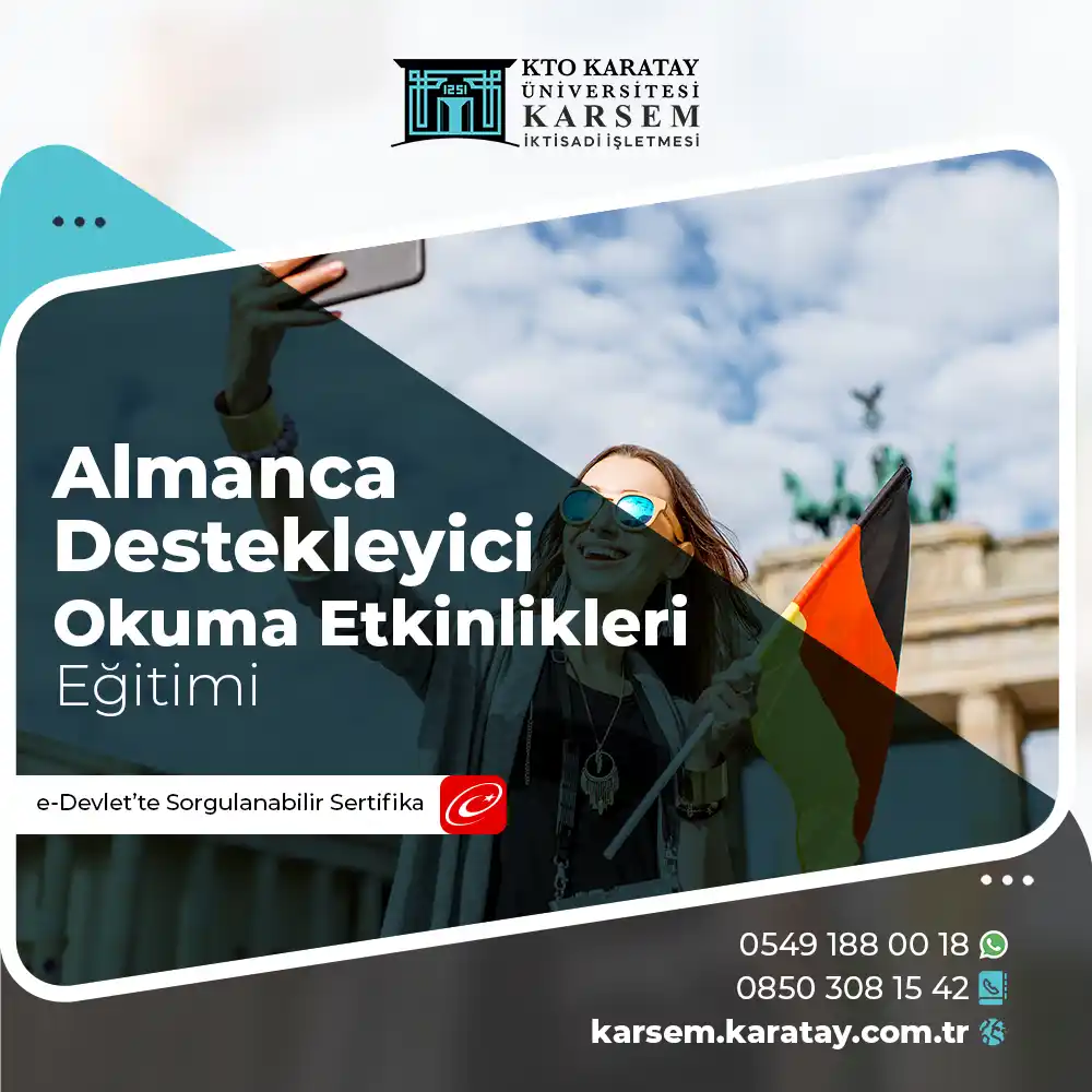 Almanca Destekleyici Okuma Etkinlikleri Eğitimi Sertifika Programı