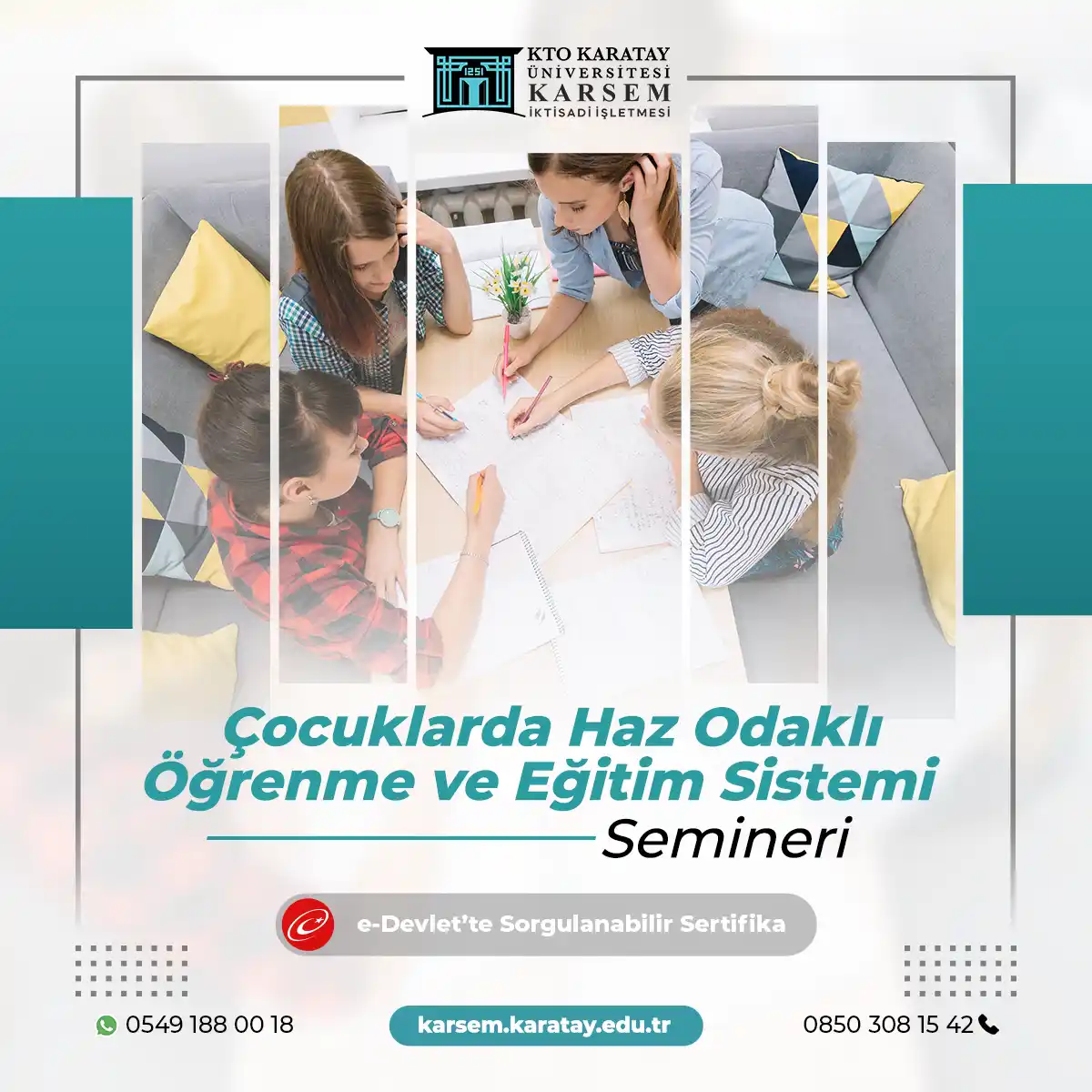 Çocuklarda Haz Odaklı Öğrenme ve Eğitim Sistemi Semineri