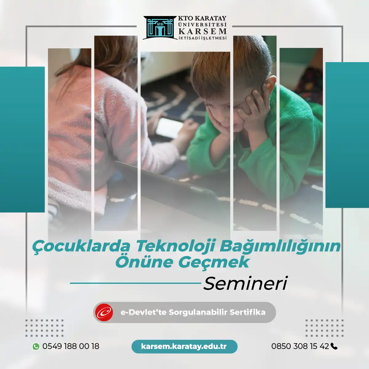 Çocuklarda Teknoloji Bağımlılığının Önüne Geçmek Semineri