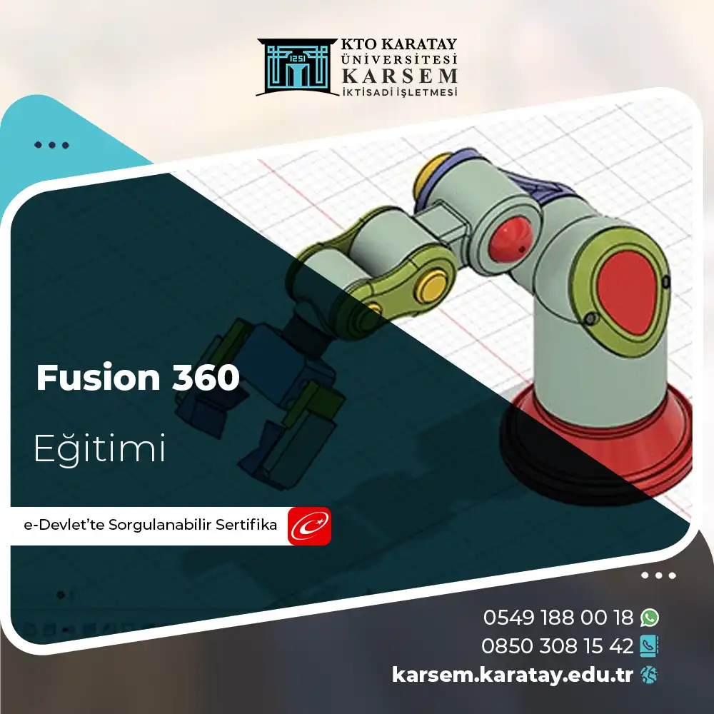 Fusion 360 Eğitimi Sertifika Programı