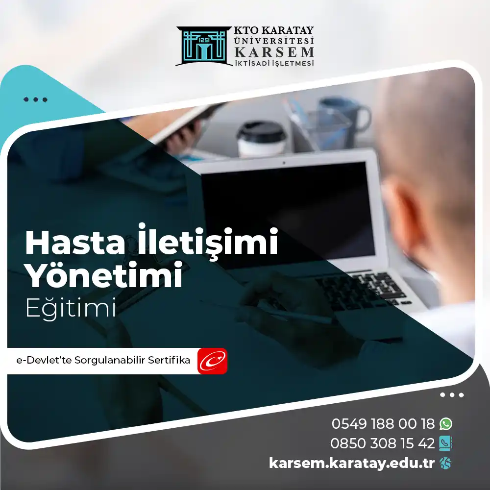 Hasta İletişimi Yönetimi Eğitimi Sertifika Programı