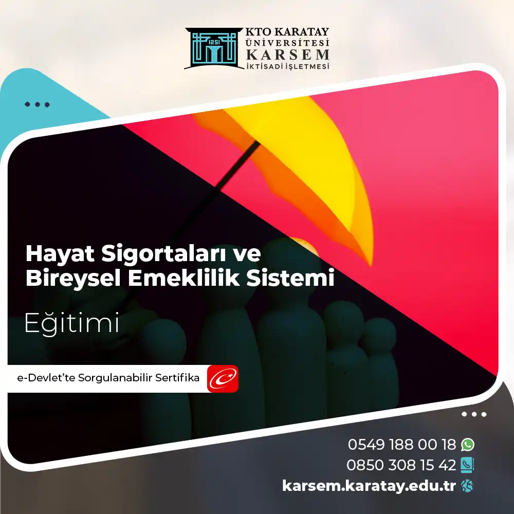 Hayat Sigortaları ve Bireysel Emeklilik Sistemi Sertifika Programı