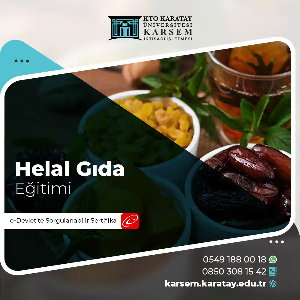 Helal Gıda Eğitimi Sertifika Programı