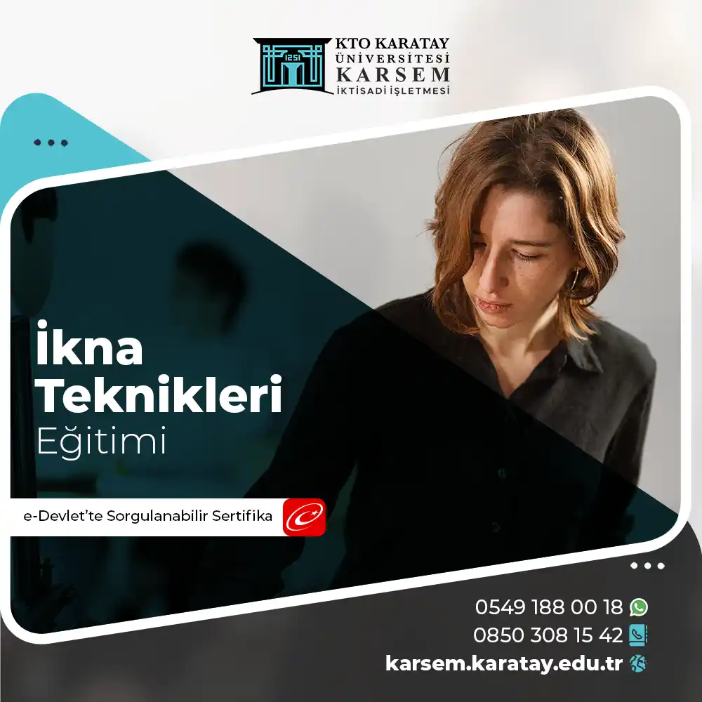 İkna Teknikleri Eğitimi Sertifika Programı