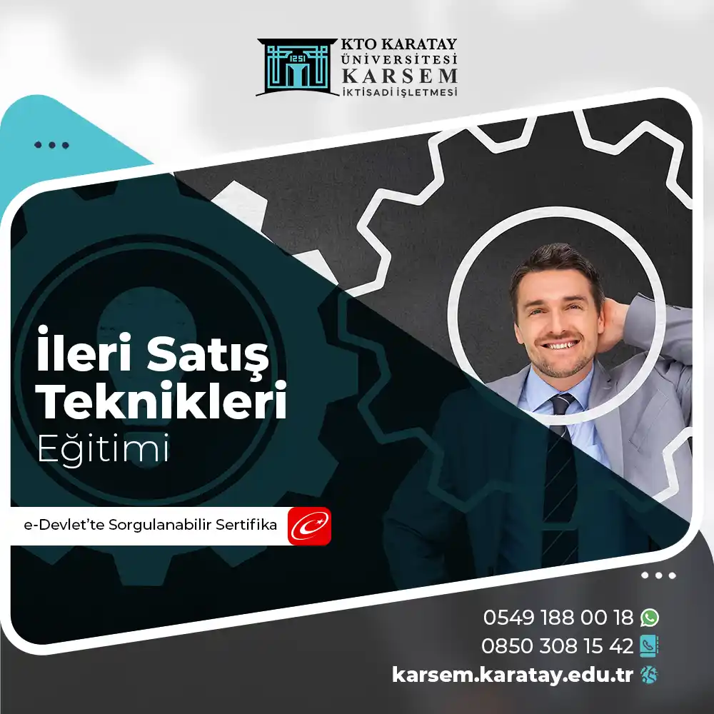 İleri Satış Teknikleri Eğitimi Sertifika Programı