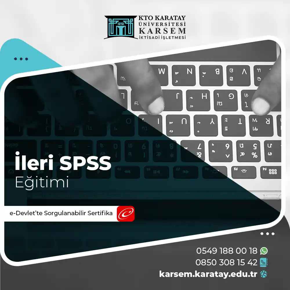 İleri SPSS Eğitimi Sertifika Programı
