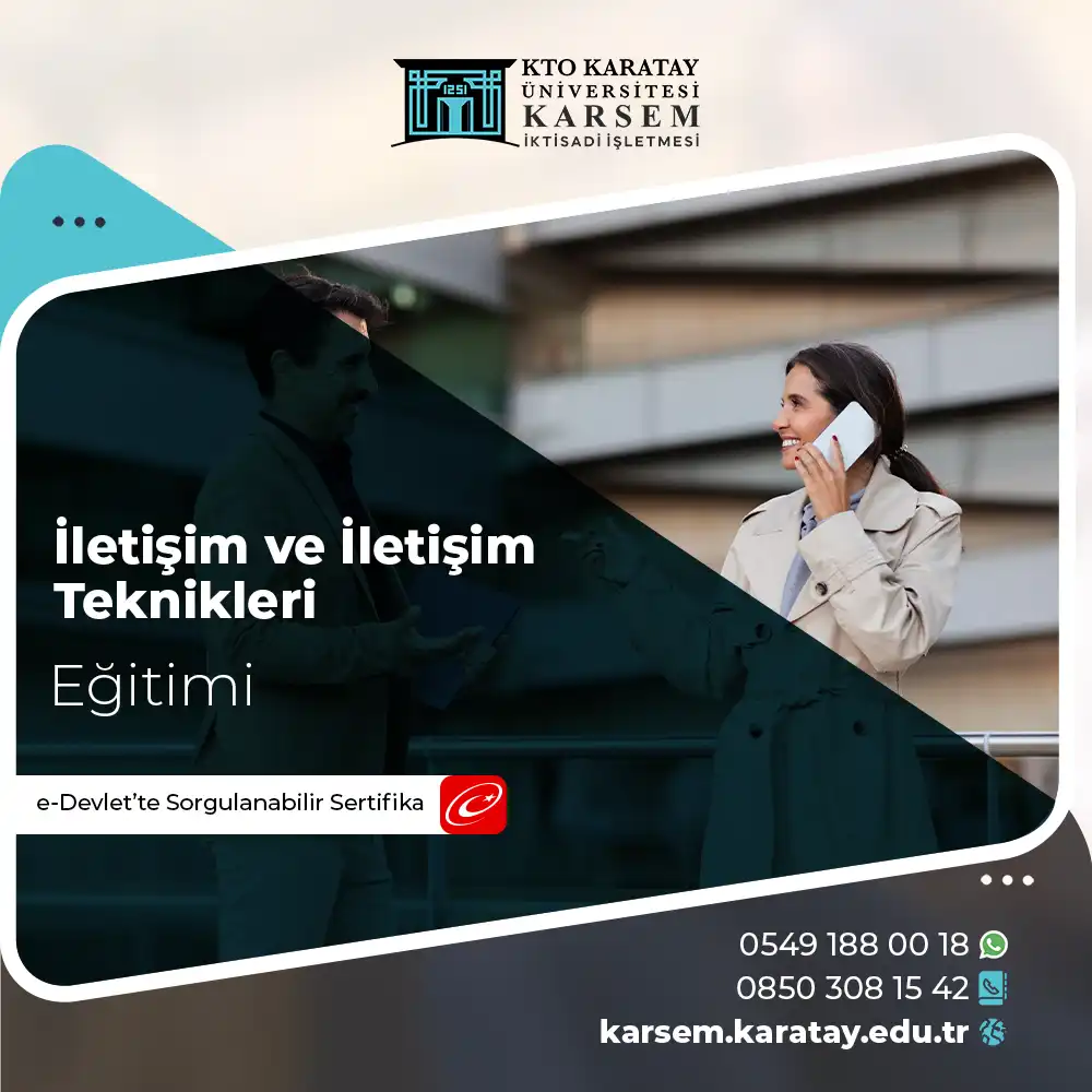 İletişim ve İletişim Teknikleri Eğitimi Sertifika Programı
