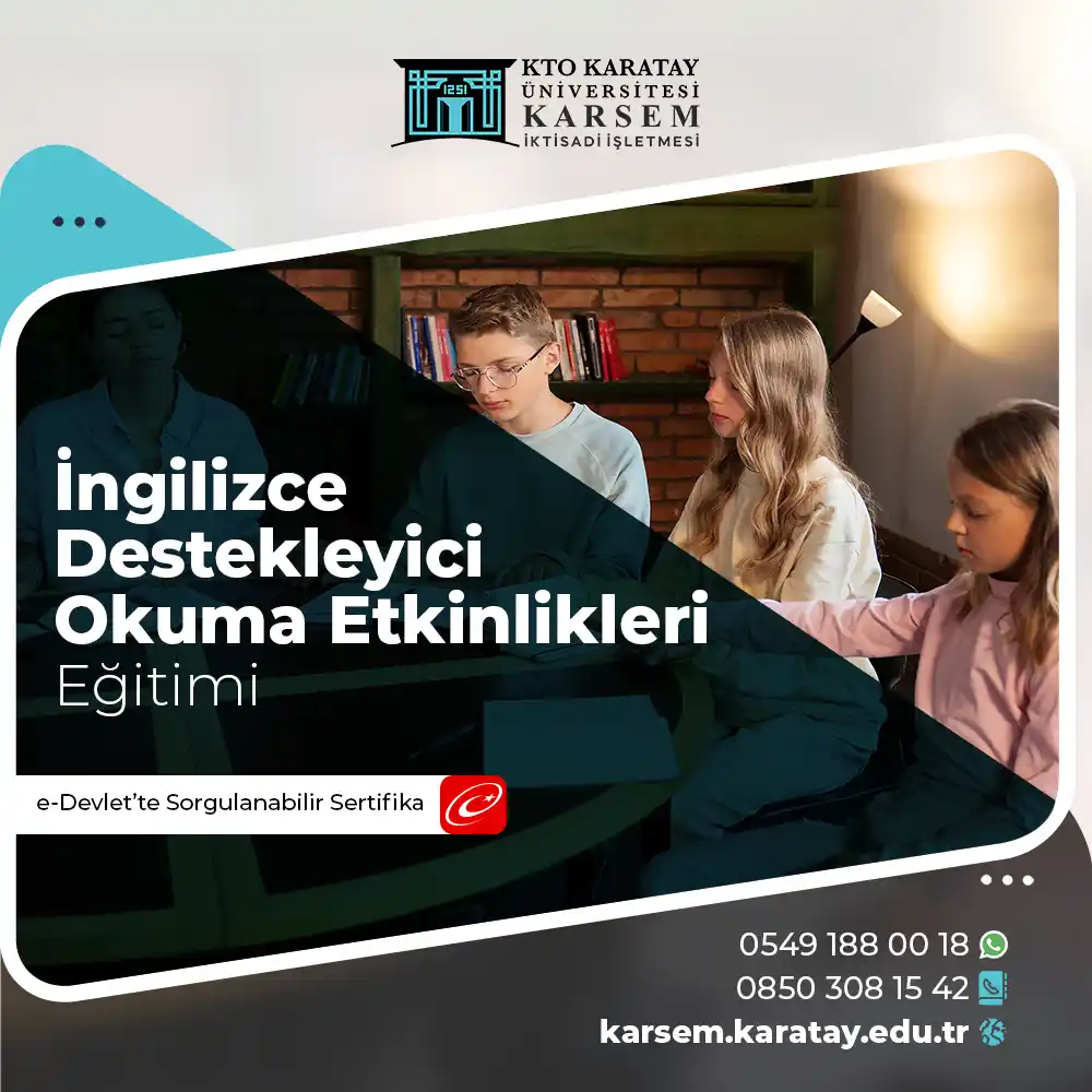 İngilizce Destekleyici Okuma Etkinlikleri Eğitimi Sertifika Programı