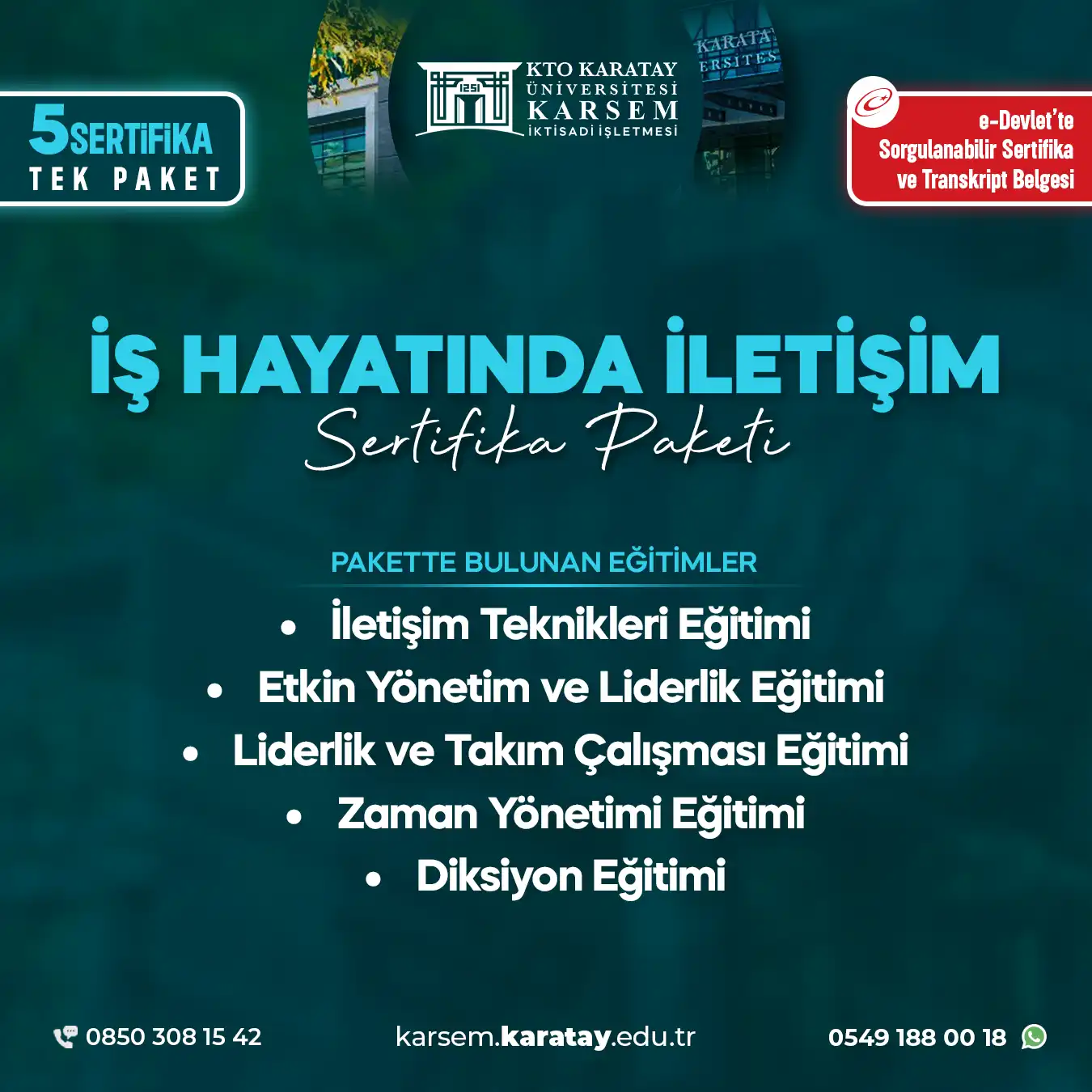 İş Hayatında İletişim Sertifika Paket Programı