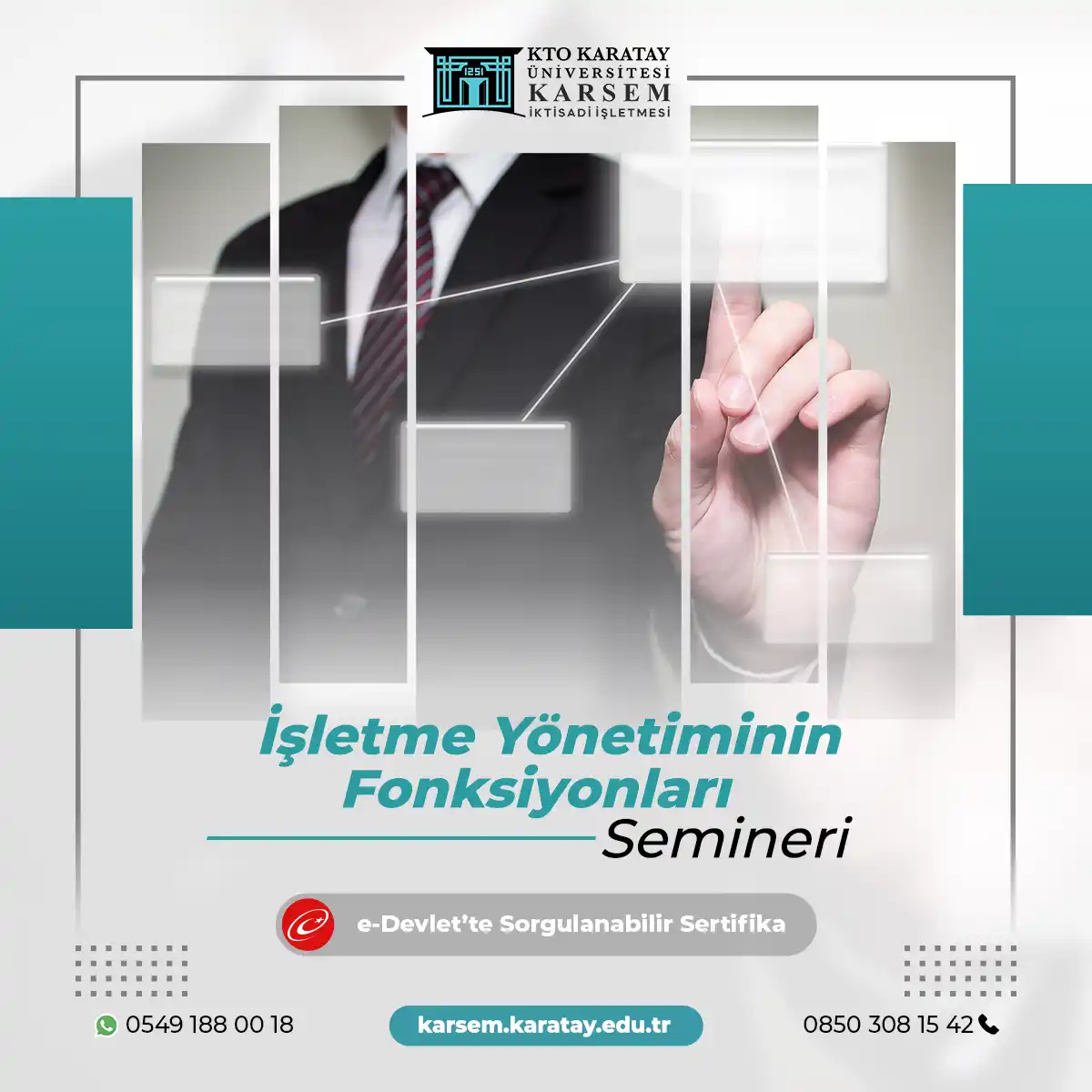 İşletme Yönetiminin Fonksiyonları Semineri