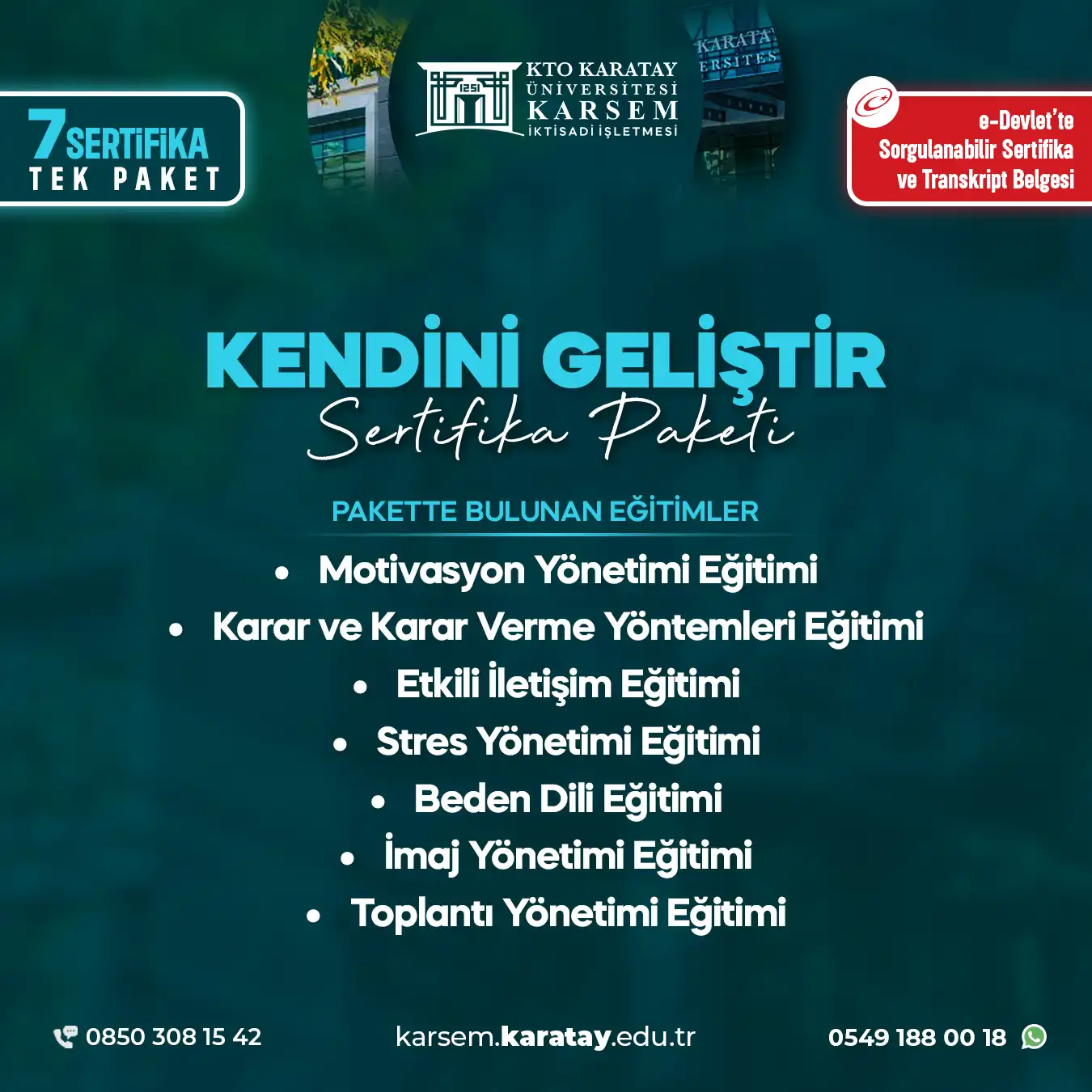 Kendini Geliştir Sertifika Paket Programı