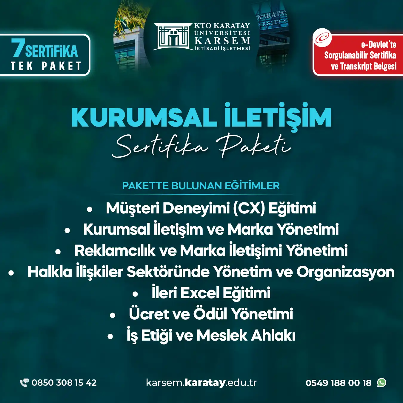 Kurumsal İletişim Uzmanı Sertifika Paket Programı