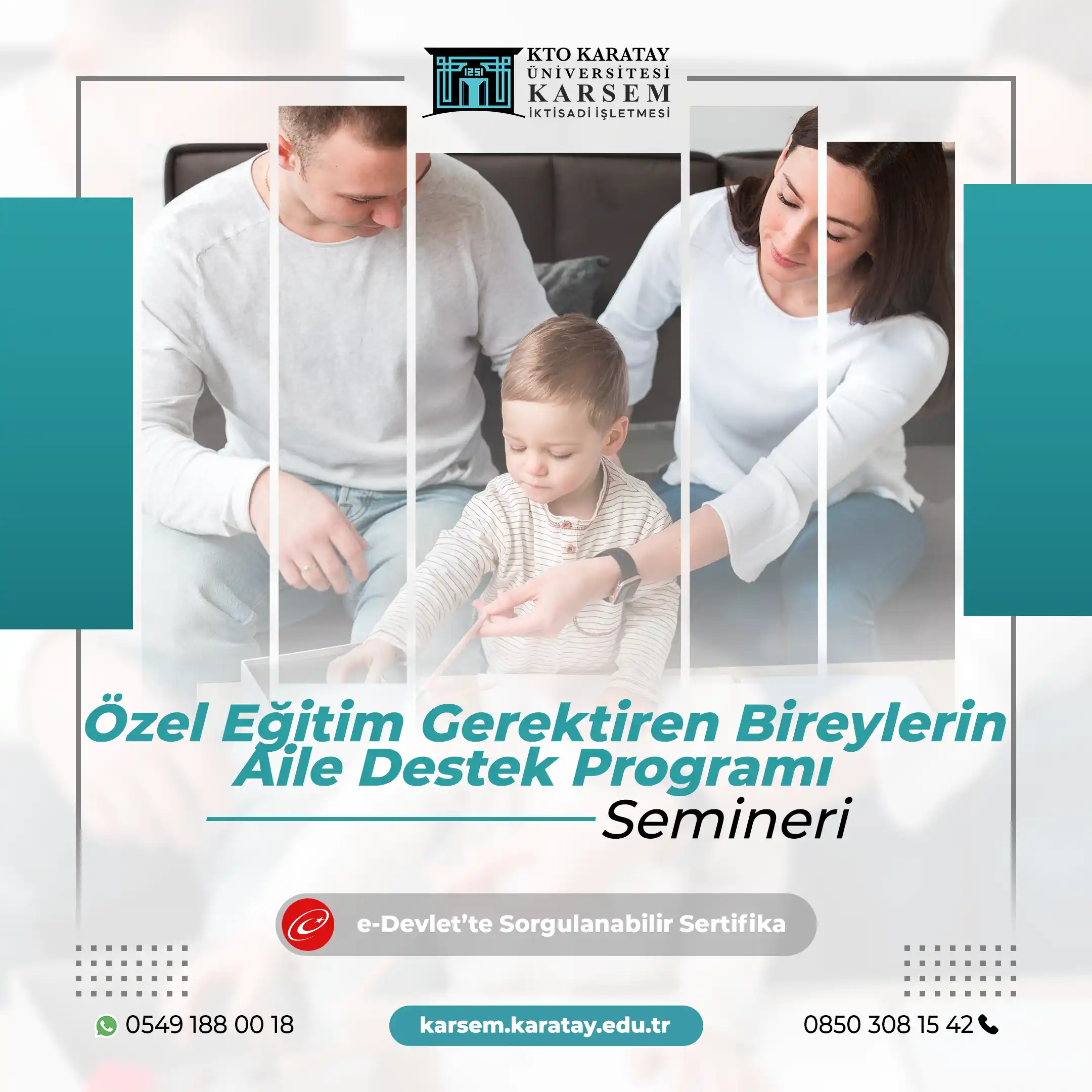 Özel Eğitim Gerektiren Bireylerin Aile Destek Programı Semineri