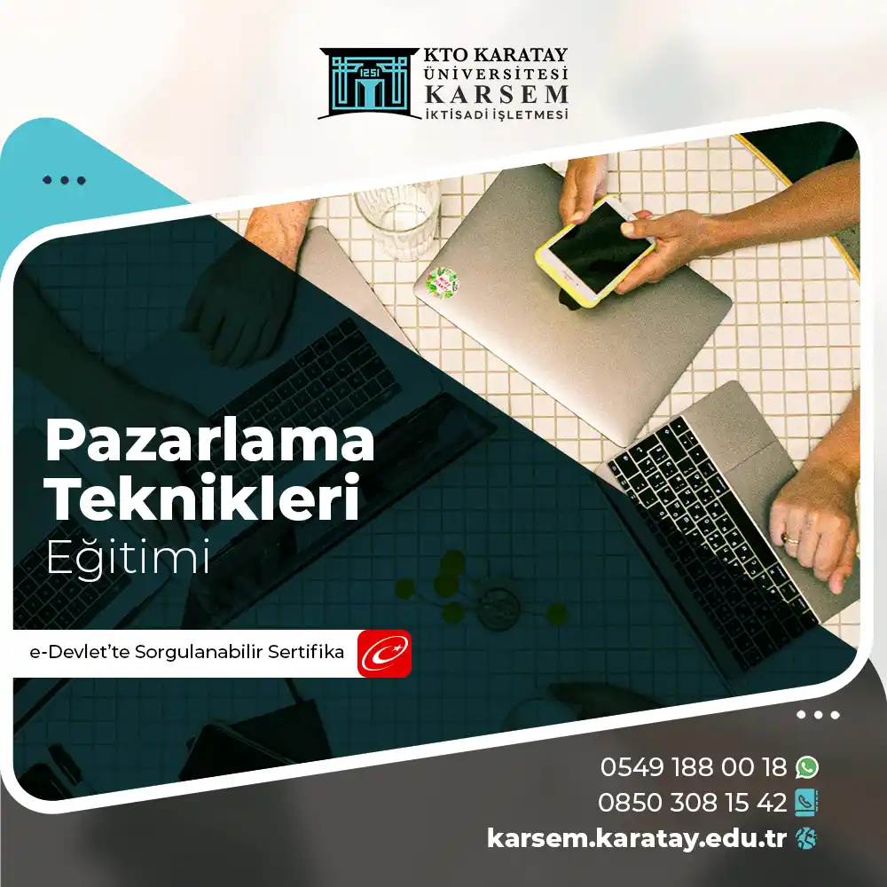 Pazarlama Teknikleri Eğitimi Sertifika Programı