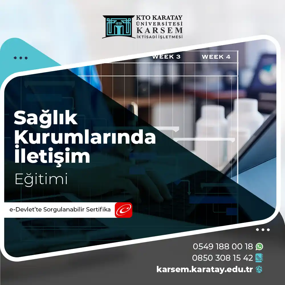 Sağlık Kurumlarında İletişim Eğitimi Sertifika Programı