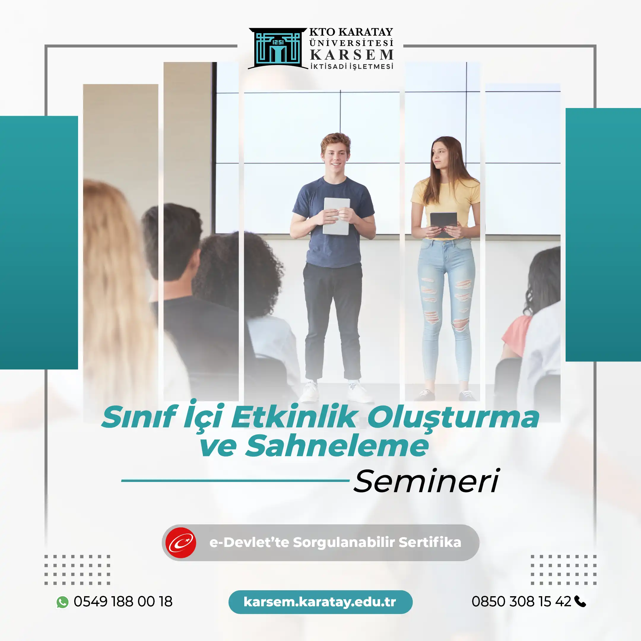 Sınıf İçi Etkinlik Oluşturma ve Sahneleme Semineri