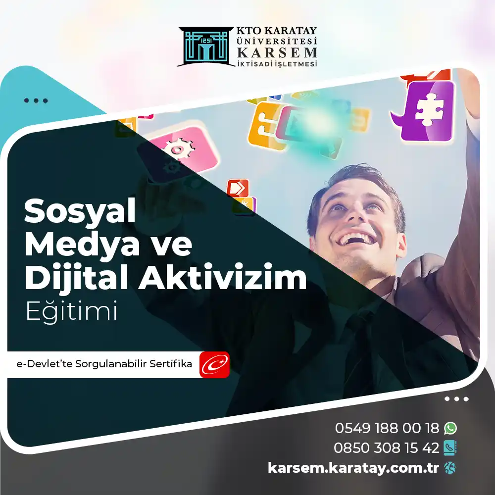 Sosyal Medya ve Dijital Aktivizm Eğitimi Sertifika Programı