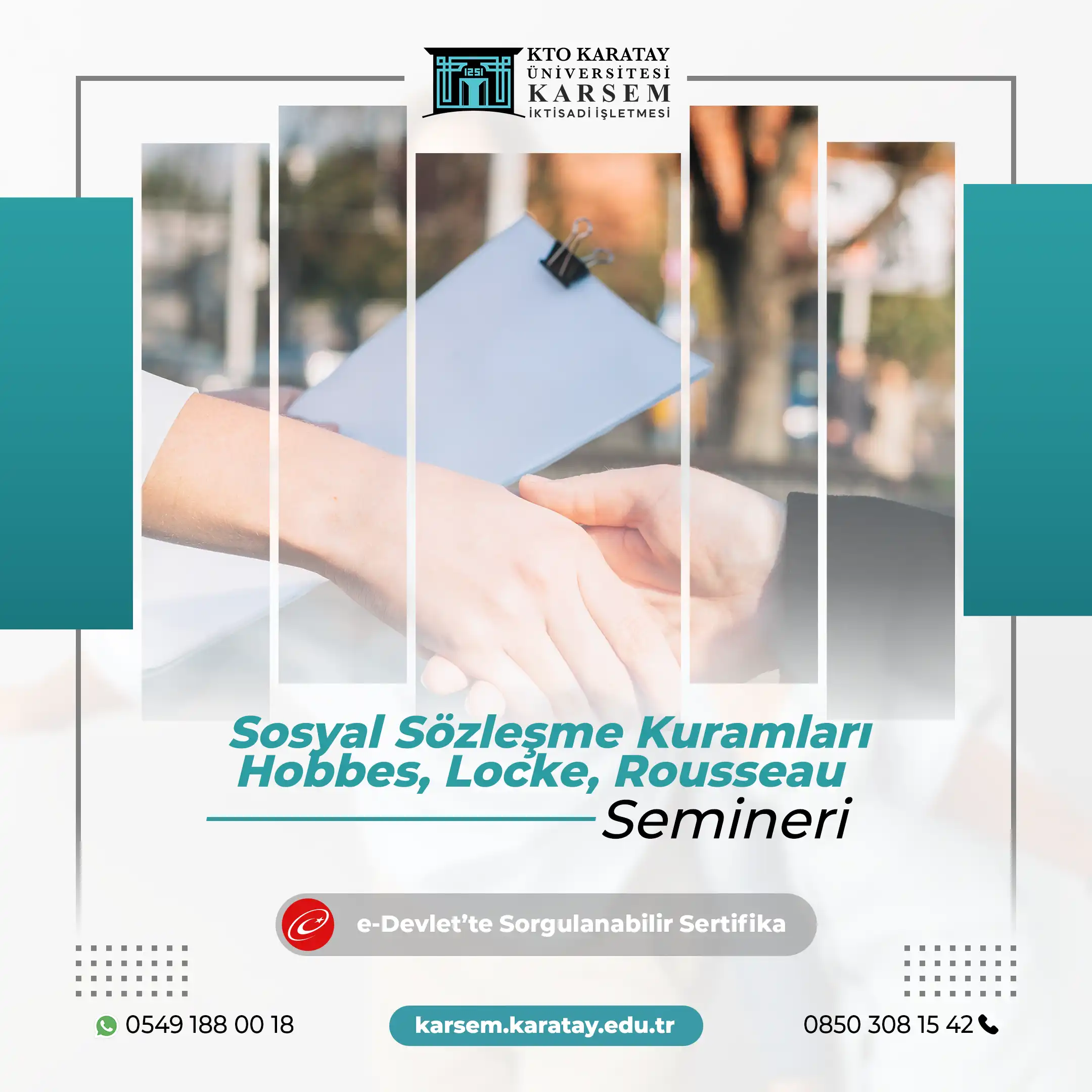 Sosyal Sözleşme Kuramları - Hobbes, Locke, Rousseau Semineri