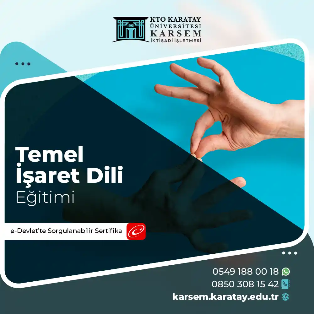 Temel İşaret Dili Eğitimi Sertifika Programı