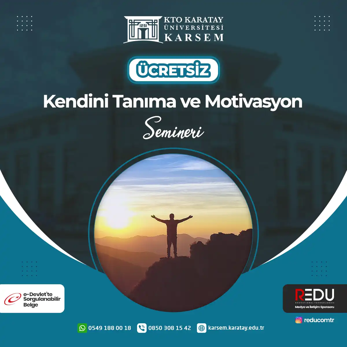 Ücretsiz - Kendini Tanıma ve Motivasyon Semineri