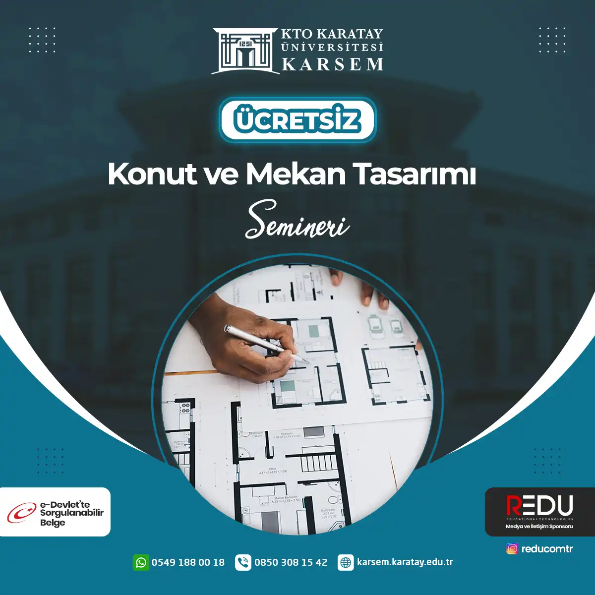 Ücretsiz - Konut ve Mekan Tasarımı Semineri