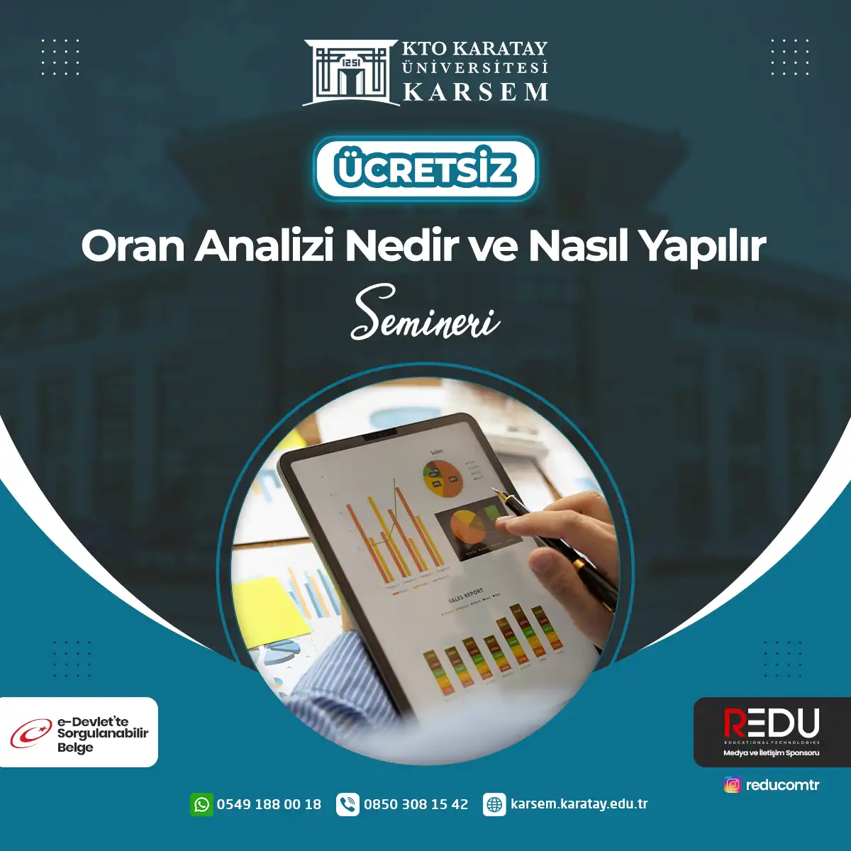 Ücretsiz - Oran Analizi Nedir ve Nasıl Yapılır Semineri