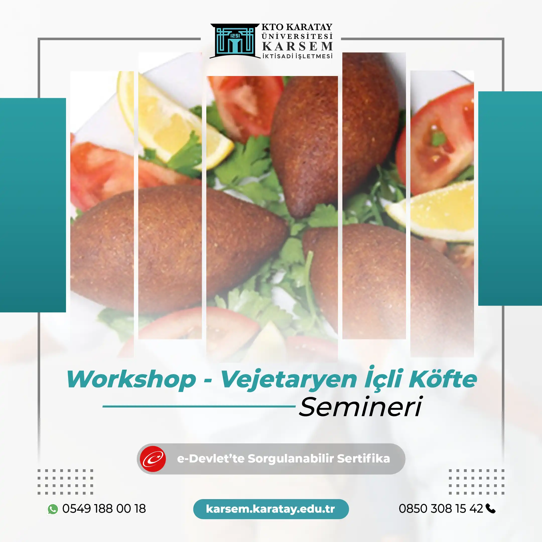 Workshop - Vejetaryen İçli Köfte Semineri