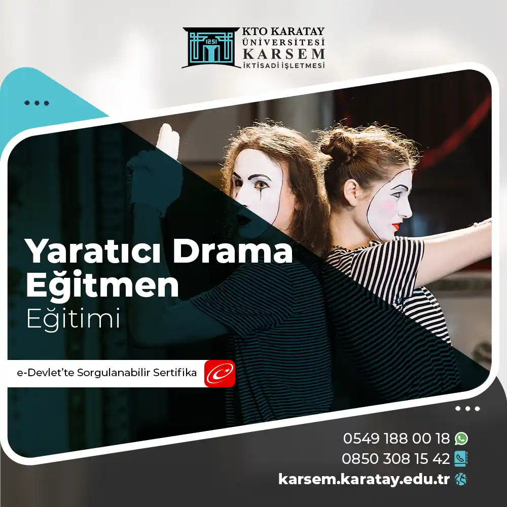 Yaratıcı Drama Eğitmen Eğitimi Sertifika Programı